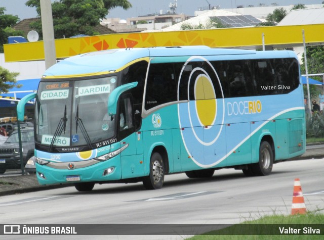 Doce Rio Fretamento e Turismo 3200 na cidade de Rio de Janeiro, Rio de Janeiro, Brasil, por Valter Silva. Número da foto: #12097343.