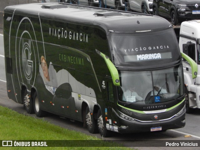 Viação Garcia 86068 na cidade de Resende, Rio de Janeiro, Brasil, por Pedro Vinicius. Número da foto: #12097850.