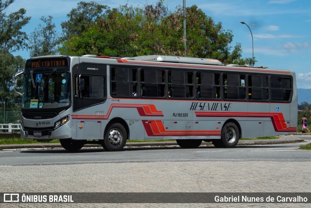 Viação Resendense RJ 192.025 na cidade de Resende, Rio de Janeiro, Brasil, por Gabriel Nunes de Carvalho. Número da foto: #12097246.