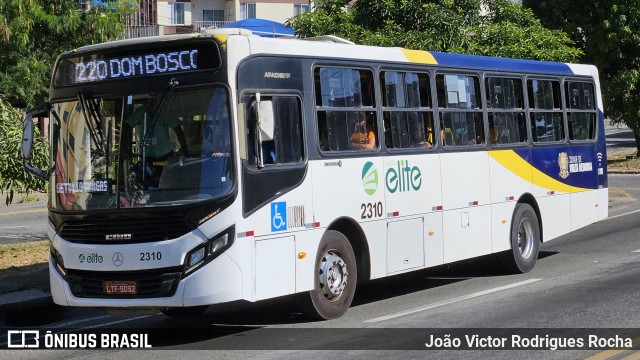 Viação Elite 2310 na cidade de Volta Redonda, Rio de Janeiro, Brasil, por João Victor Rodrigues Rocha. Número da foto: #12098147.