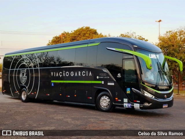 Viação Garcia 92030 na cidade de Paranavaí, Paraná, Brasil, por Celso da Silva Ramos. Número da foto: #12098668.