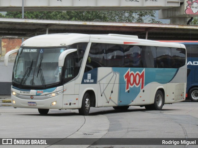 Auto Viação 1001 RJ 108.260 na cidade de Rio de Janeiro, Rio de Janeiro, Brasil, por Rodrigo Miguel. Número da foto: #12098407.