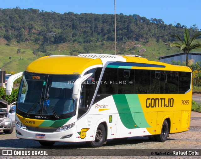 Empresa Gontijo de Transportes 7095 na cidade de Dom Silvério, Minas Gerais, Brasil, por Rafael Cota. Número da foto: #12098833.