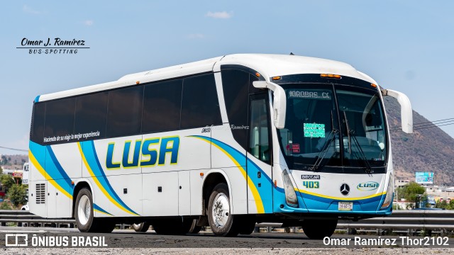 Autobuses Lusa 403 na cidade de Huehuetoca, Estado de México, México, por Omar Ramírez Thor2102. Número da foto: #12098040.