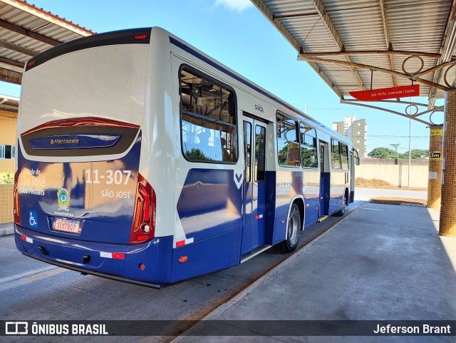 Auto Viação São José dos Pinhais 11-307 na cidade de São José dos Pinhais, Paraná, Brasil, por Jeferson Brant. Número da foto: #12097294.