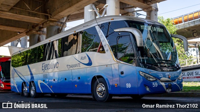ATAH - Autotransportes Tlaxcala Apizaco Huamantla 59 na cidade de Venustiano Carranza, Ciudad de México, México, por Omar Ramírez Thor2102. Número da foto: #12098024.