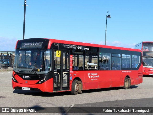 Go Cornwall Bus 2414 na cidade de Penzance, Cornwall, Inglaterra, por Fábio Takahashi Tanniguchi. Número da foto: #12098505.