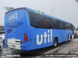 UTIL - União Transporte Interestadual de Luxo 3304 na cidade de Rio de Janeiro, Rio de Janeiro, Brasil, por Luiz Felipe  de Mendonça Nascimento. Número da foto: #:id.