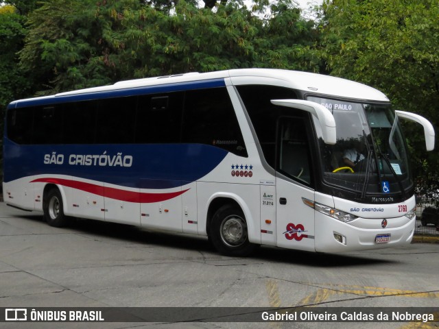 Viação São Cristóvão 2760 na cidade de São Paulo, São Paulo, Brasil, por Gabriel Oliveira Caldas da Nobrega. Número da foto: #12102174.