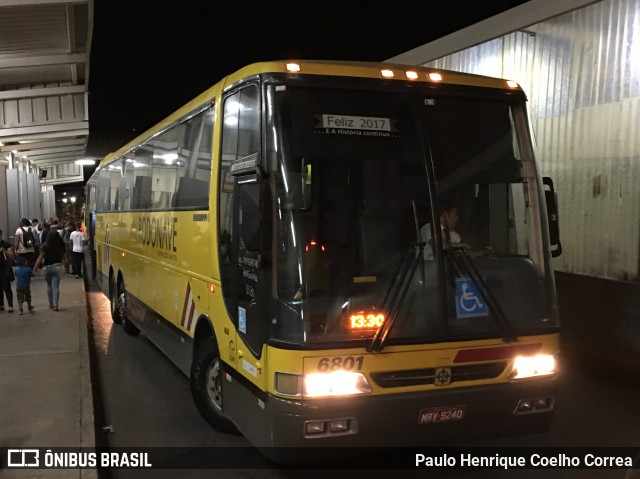 Viação Itapemirim 6801 na cidade de Belo Horizonte, Minas Gerais, Brasil, por Paulo Henrique Coelho Correa. Número da foto: #12101877.