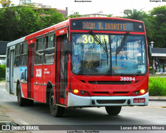 Viação Cruzeiro > Viação Sidon 38094 na cidade de Contagem, Minas Gerais, Brasil, por Lucas de Barros Moura. Número da foto: #12101767.