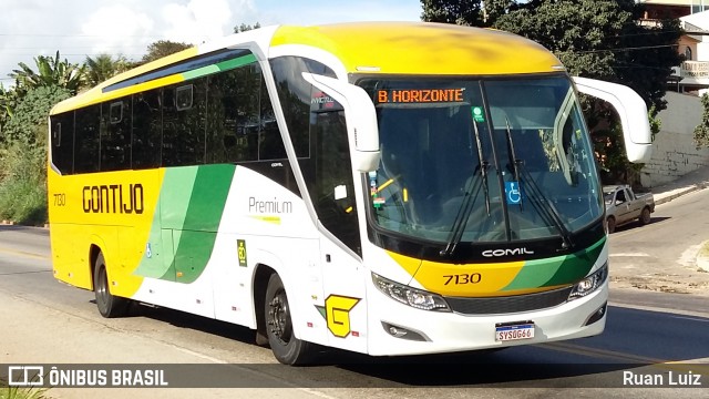 Empresa Gontijo de Transportes 7130 na cidade de Santa Luzia, Minas Gerais, Brasil, por Ruan Luiz. Número da foto: #12100896.
