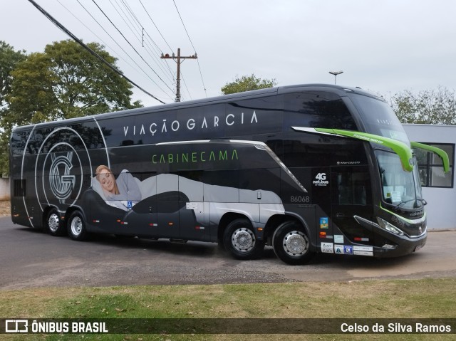 Viação Garcia 86068 na cidade de Paranavaí, Paraná, Brasil, por Celso da Silva Ramos. Número da foto: #12101003.