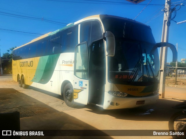 Empresa Gontijo de Transportes 14565 na cidade de Janaúba, Minas Gerais, Brasil, por Brenno Santos. Número da foto: #12099599.