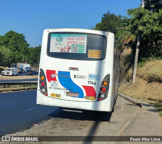 Viação Pavunense B32661 na cidade de Rio de Janeiro, Rio de Janeiro, Brasil, por Paulo Vitor Lima. Número da foto: #12101203.