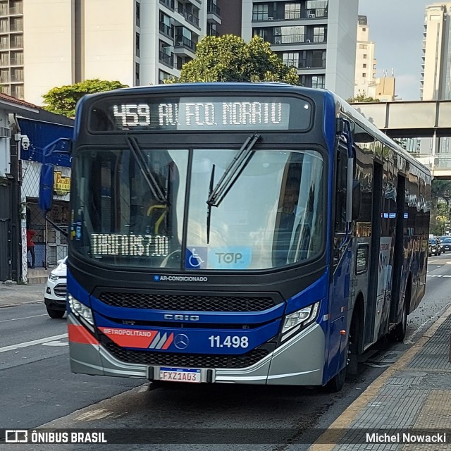 Viação Pirajuçara 11.498 na cidade de São Paulo, São Paulo, Brasil, por Michel Nowacki. Número da foto: #12100055.