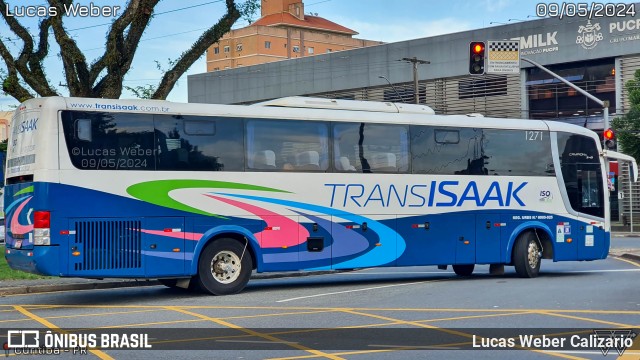 Trans Isaak Turismo 1271 na cidade de Curitiba, Paraná, Brasil, por Lucas Weber Calizario. Número da foto: #12099722.