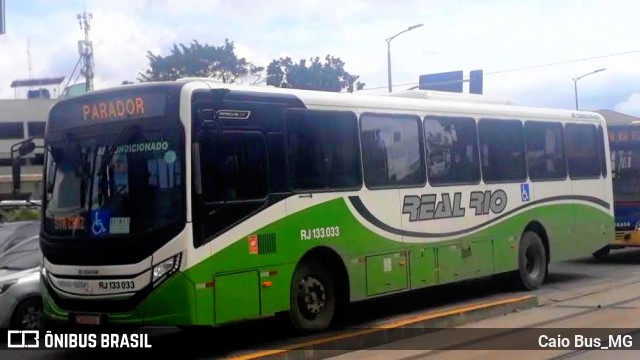 Expresso Real Rio RJ 133.033 na cidade de Rio de Janeiro, Rio de Janeiro, Brasil, por Caio Bus_MG. Número da foto: #12101376.