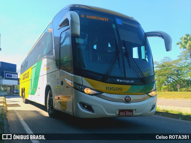 Empresa Gontijo de Transportes 19585 na cidade de Ipatinga, Minas Gerais, Brasil, por Celso ROTA381. Número da foto: #12102161.