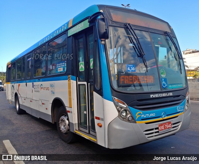 Transportes Futuro C30197 na cidade de Rio de Janeiro, Rio de Janeiro, Brasil, por Jorge Lucas Araújo. Número da foto: #12103653.