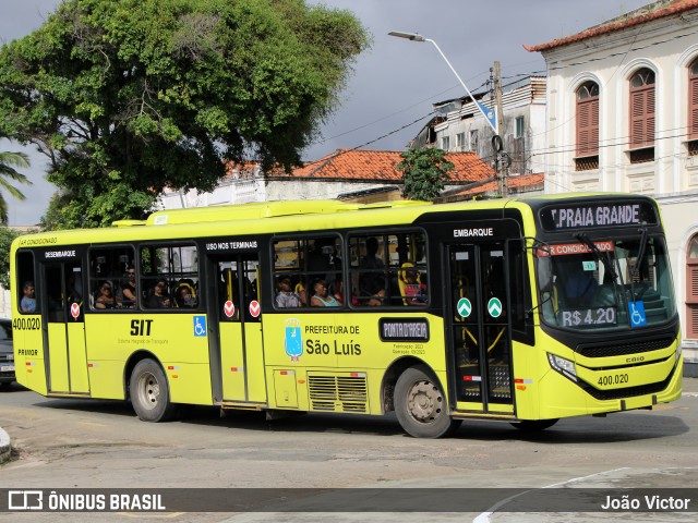 Viação Primor 400.020 na cidade de São Luís, Maranhão, Brasil, por João Victor. Número da foto: #12104097.