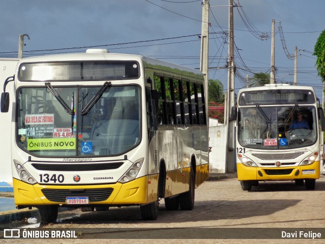 Transportes Guanabara 1340 na cidade de Extremoz, Rio Grande do Norte, Brasil, por Davi Felipe. Número da foto: #12103751.