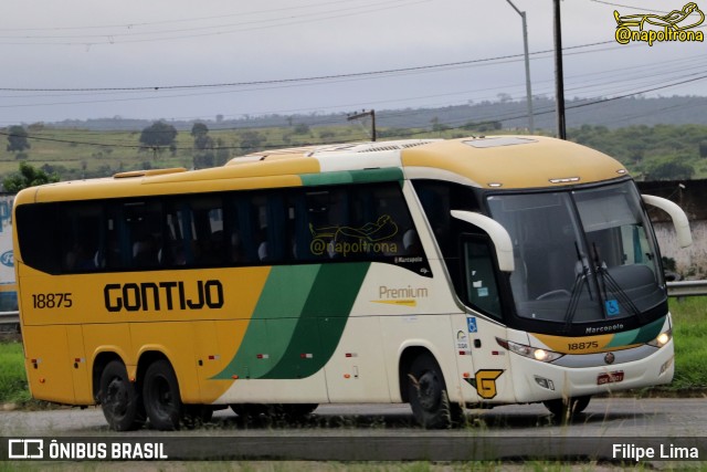 Empresa Gontijo de Transportes 18875 na cidade de Jaguaquara, Bahia, Brasil, por Filipe Lima. Número da foto: #12103448.