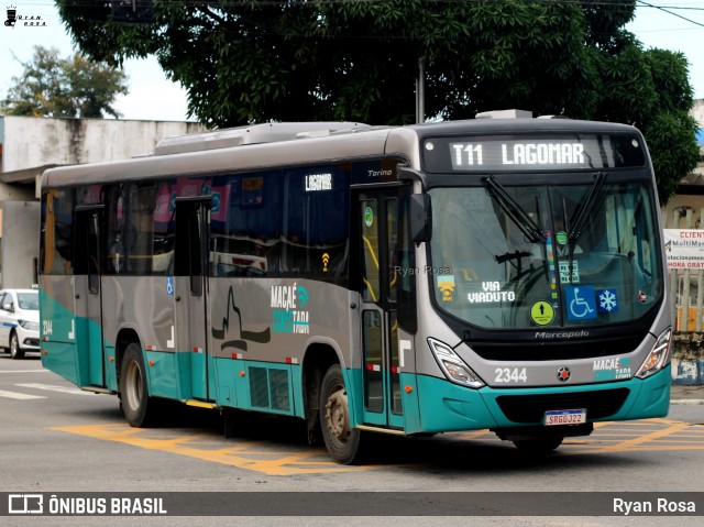 SIT Macaé Transportes 2344 na cidade de Macaé, Rio de Janeiro, Brasil, por Ryan Rosa. Número da foto: #12103614.