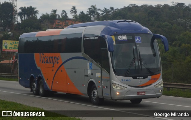 Vicampe Transportes e Turismo 2200 na cidade de Santa Isabel, São Paulo, Brasil, por George Miranda. Número da foto: #12103005.