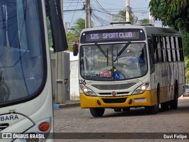 Transportes Guanabara 136 na cidade de Extremoz, Rio Grande do Norte, Brasil, por Davi Felipe. Número da foto: #12103762.