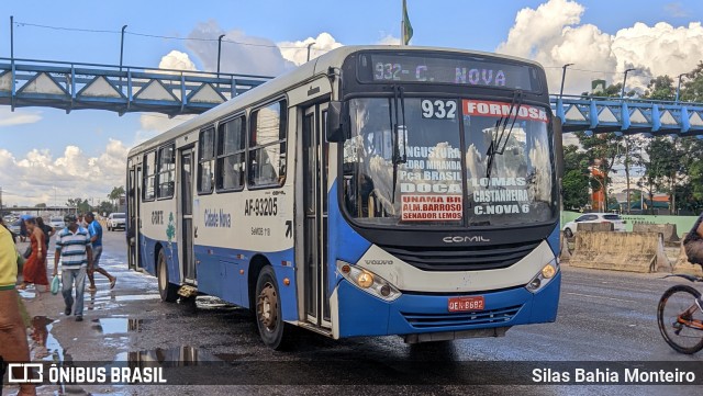 Viação Forte AF-93205 na cidade de Ananindeua, Pará, Brasil, por Silas Bahia Monteiro. Número da foto: #12102555.