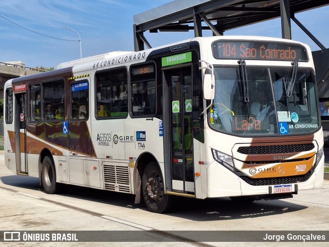 Erig Transportes > Gire Transportes A63503 na cidade de Rio de Janeiro, Rio de Janeiro, Brasil, por Jorge Gonçalves. Número da foto: #12104133.
