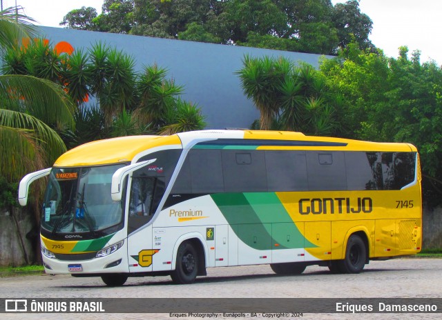 Empresa Gontijo de Transportes 7145 na cidade de Eunápolis, Bahia, Brasil, por Eriques  Damasceno. Número da foto: #12104209.