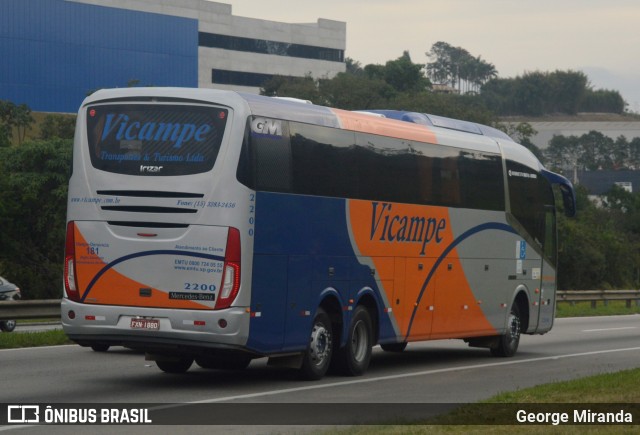 Vicampe Transportes e Turismo 2200 na cidade de Santa Isabel, São Paulo, Brasil, por George Miranda. Número da foto: #12103009.