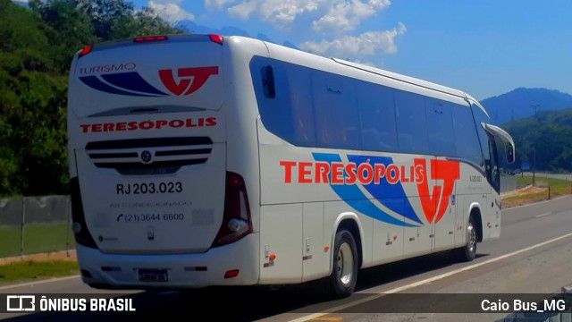 Viação Teresópolis RJ 203.023 na cidade de Magé, Rio de Janeiro, Brasil, por Caio Bus_MG. Número da foto: #12104846.