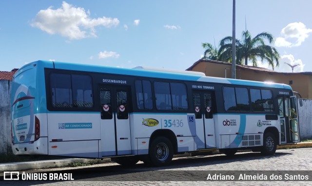 Rota Sol > Vega Transporte Urbano 35436 na cidade de Fortaleza, Ceará, Brasil, por Adriano  Almeida dos Santos. Número da foto: #12105627.