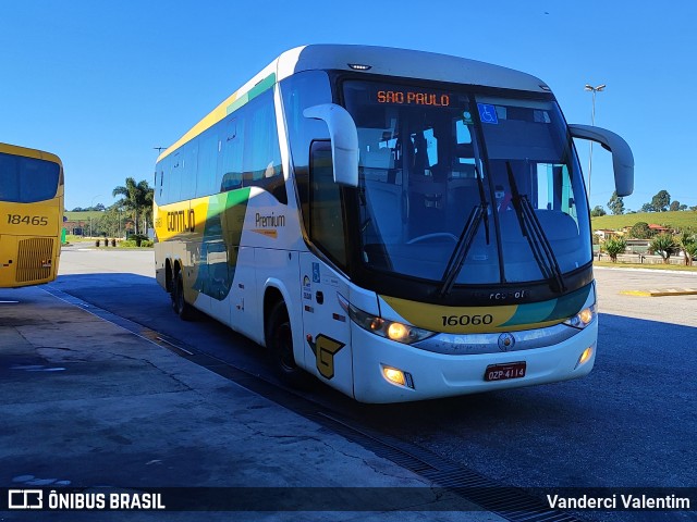 Empresa Gontijo de Transportes 16060 na cidade de Ribeirão Vermelho, Minas Gerais, Brasil, por Vanderci Valentim. Número da foto: #12104753.