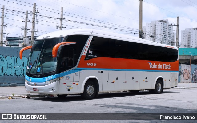 Viação Vale do Tietê 809 na cidade de São Paulo, São Paulo, Brasil, por Francisco Ivano. Número da foto: #12106557.