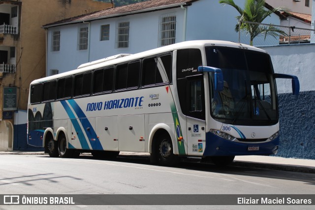 Viação Novo Horizonte 306 na cidade de Manhuaçu, Minas Gerais, Brasil, por Eliziar Maciel Soares. Número da foto: #12106435.