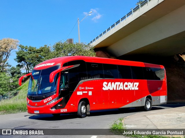 Viação Santa Cruz 32123 na cidade de Campinas, São Paulo, Brasil, por José Eduardo Garcia Pontual. Número da foto: #12105310.