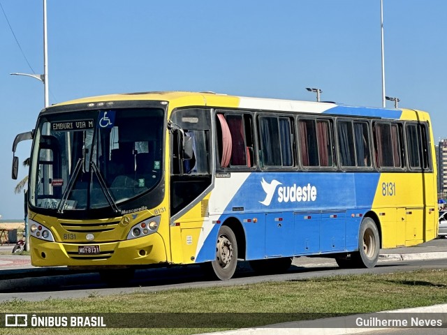 Viação Sudeste 8131 na cidade de Marataízes, Espírito Santo, Brasil, por Guilherme Neves. Número da foto: #12106148.