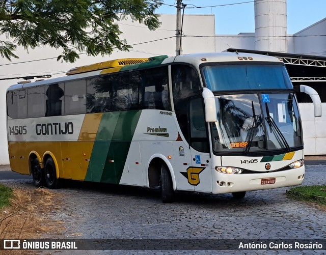 Empresa Gontijo de Transportes 14505 na cidade de Juiz de Fora, Minas Gerais, Brasil, por Antônio Carlos Rosário. Número da foto: #12104838.