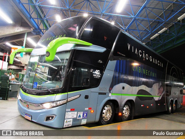 Viação Garcia 86025 na cidade de São Paulo, São Paulo, Brasil, por Paulo Gustavo. Número da foto: #12105941.
