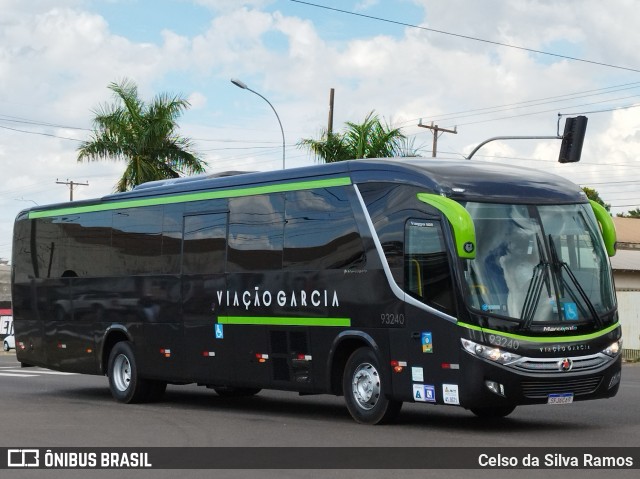 Viação Garcia 93240 na cidade de Paranavaí, Paraná, Brasil, por Celso da Silva Ramos. Número da foto: #12104754.