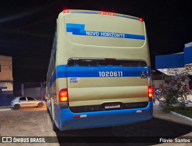 Viação Novo Horizonte 1020611 na cidade de Barra da Estiva, Bahia, Brasil, por Flávio  Santos. Número da foto: #12104854.
