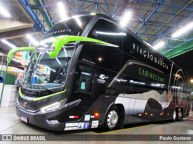 Viação Garcia 87009 na cidade de São Paulo, São Paulo, Brasil, por Paulo Gustavo. Número da foto: #12105324.