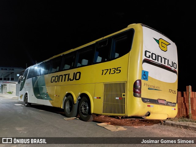 Empresa Gontijo de Transportes 17135 na cidade de Minas Novas, Minas Gerais, Brasil, por Josimar Gomes Simoes. Número da foto: #12108663.