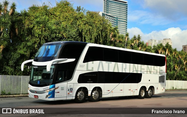 Auto Viação Catarinense 3357 na cidade de Curitiba, Paraná, Brasil, por Francisco Ivano. Número da foto: #12106914.