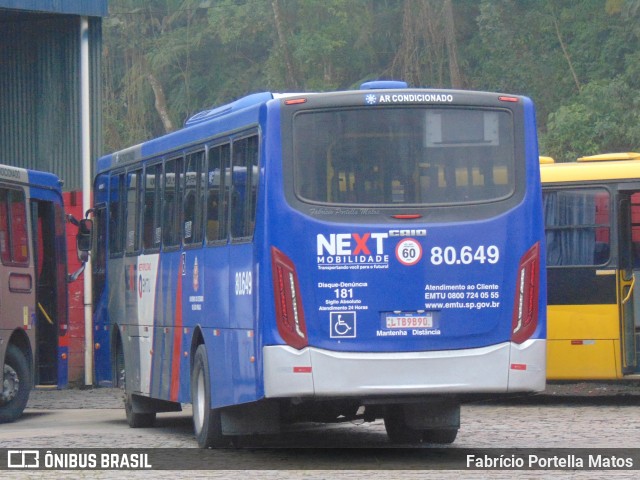 Next Mobilidade - ABC Sistema de Transporte 80.649 na cidade de Ribeirão Pires, São Paulo, Brasil, por Fabrício Portella Matos. Número da foto: #12107570.