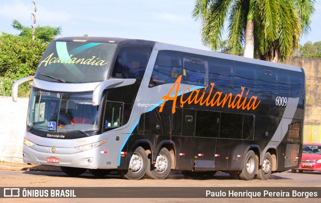 Viação Açailândia 6009 na cidade de Imperatriz, Maranhão, Brasil, por Paulo Henrique Pereira Borges. Número da foto: #12107023.